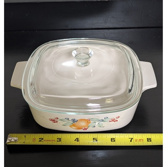 Vintage Corning Ware Abundance A-1-B 1 Liter Casserole Dish w/Lid‎ - Picture 10 of 10